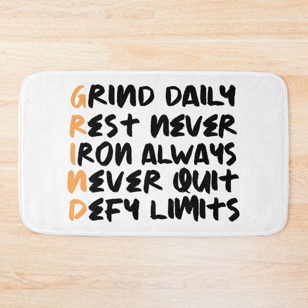 Item preview, GRIND Acronym Motivational Typography Streetwear Hustle Culture Graphic designed and sold by DesignArtist.ia.