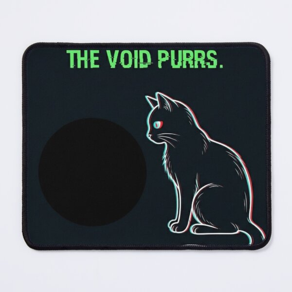 Item preview, Funny Black Cat Gift If You Stare Into The Void The Void Purrs Dark Humor Cat Lover Shirt Gothic Cat Gift designed and sold by Dev Mode.