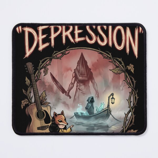 Item preview, Cute But Depressing Crossover – Little Misfortune x Classic Horror designed and sold by Senpaiwaves.