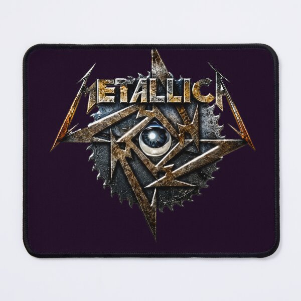 Item preview, Metallica-Inspired Metallic Eye Emblem | Heavy Metal Industrial Gothic Graphic Design designed and sold by Neo Studio Prints (Sleek, futuristic, and great for trendy merchandise).