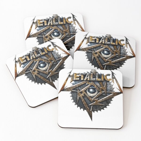 Item preview, Metallica-Inspired Metallic Eye Emblem | Heavy Metal Industrial Gothic Graphic Design designed and sold by Neo Studio Prints (Sleek, futuristic, and great for trendy merchandise).