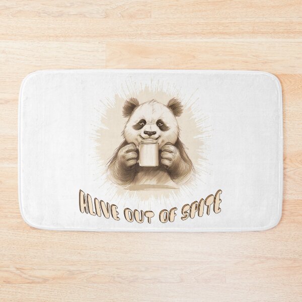 Item preview, Alive Out of Spite Panda – Funny Coffee Panda Design designed and sold by TestudoDesign.
