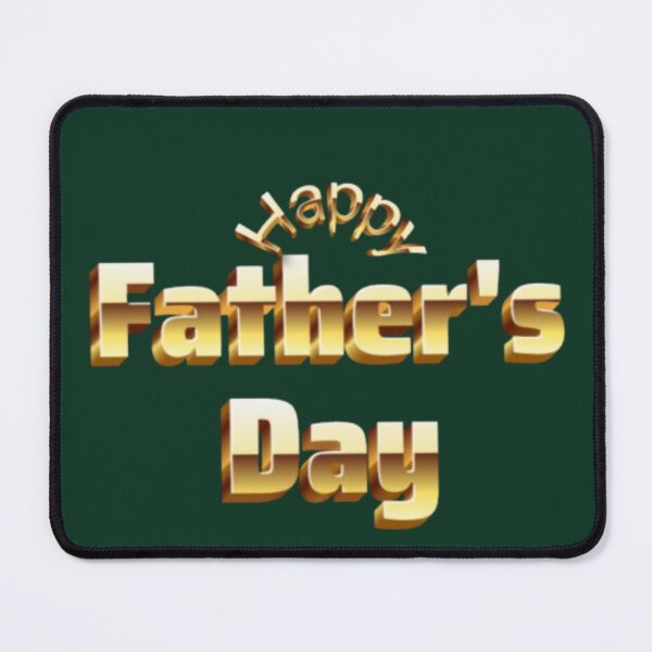 Item preview, Happy Father's Day Bold Gold 3D Text Design designed and sold by HopeAndHustle.