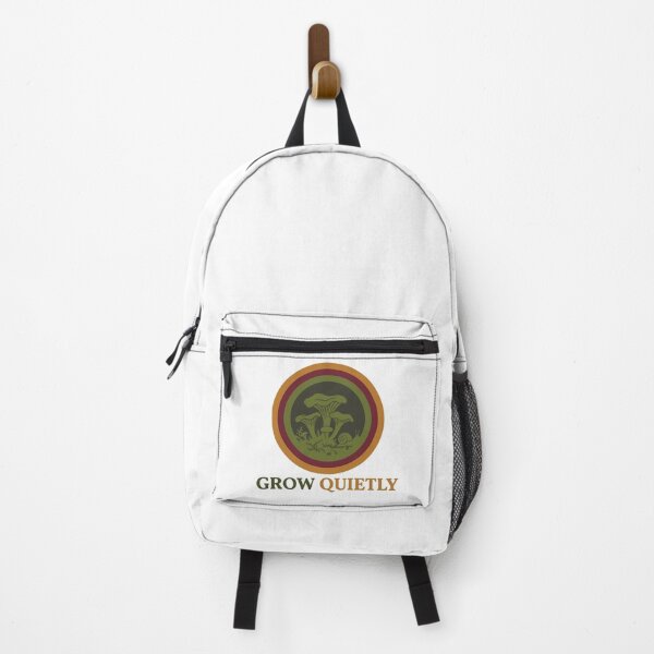 Item preview, Grow Quietly - Mushroom Foraging Snail Cottagecore Art designed and sold by Arc2020.