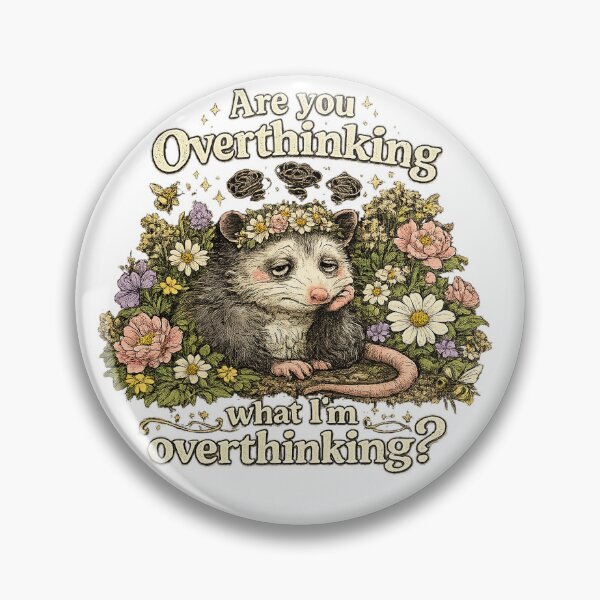 Item preview, Overthinking designed and sold by TiredMamaArt.