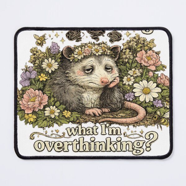 Item preview, Overthinking designed and sold by TiredMamaArt.