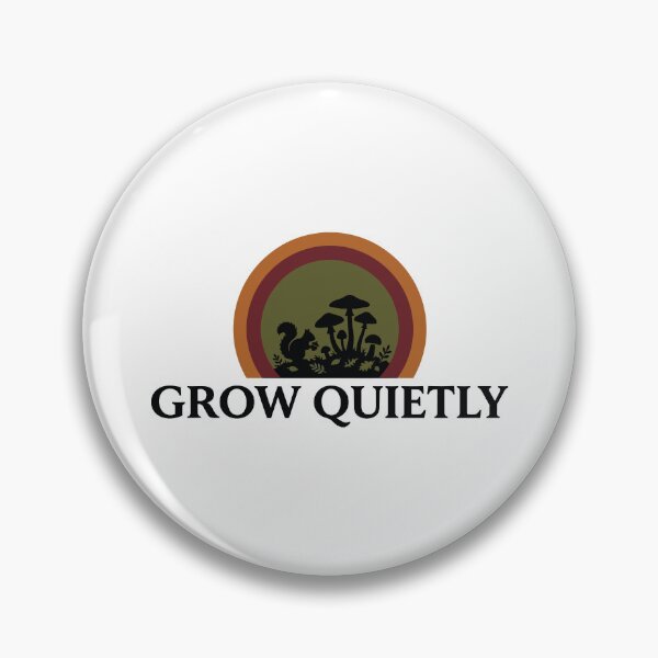 Item preview, Grow Quietly - Foraging Squirrel & Fungi Botanical Graphic designed and sold by ArcApparel2020.