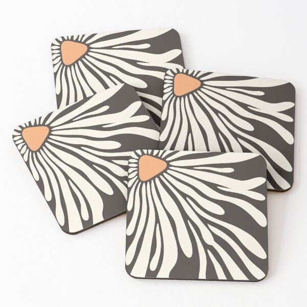 Item preview, Abstract Retro Daisy Groovy Flower Art designed and sold by seven things shop.
