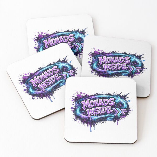 Item preview, Monads Inside Graffiti Haskell Functional Programming Design designed and sold by Nerd Romance Café.