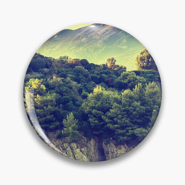 Item preview, Montenegro Retro Mountain and Sea Landscape Vintage Travel designed and sold by Artycom.