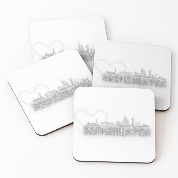 Item preview, Bremerhaven Skyline Retro Design designed and sold by EmmaEddyStore.