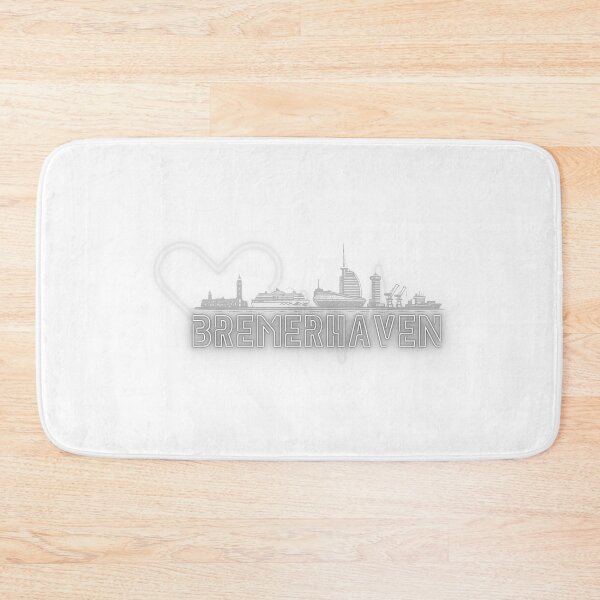 Item preview, Bremerhaven Skyline Retro Design designed and sold by EmmaEddyStore.