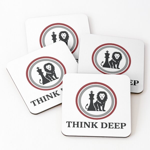 Item preview, Think Deep - Chess King And Lion Tactical Graphic designed and sold by ArcApparel2020.