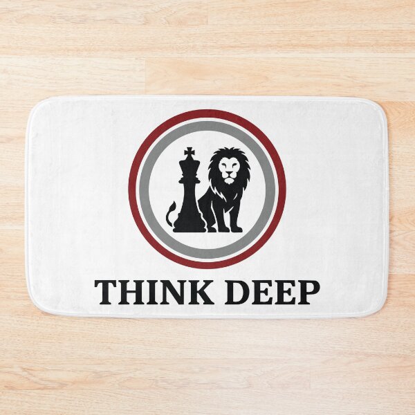 Item preview, Think Deep - Chess King And Lion Tactical Graphic designed and sold by ArcApparel2020.