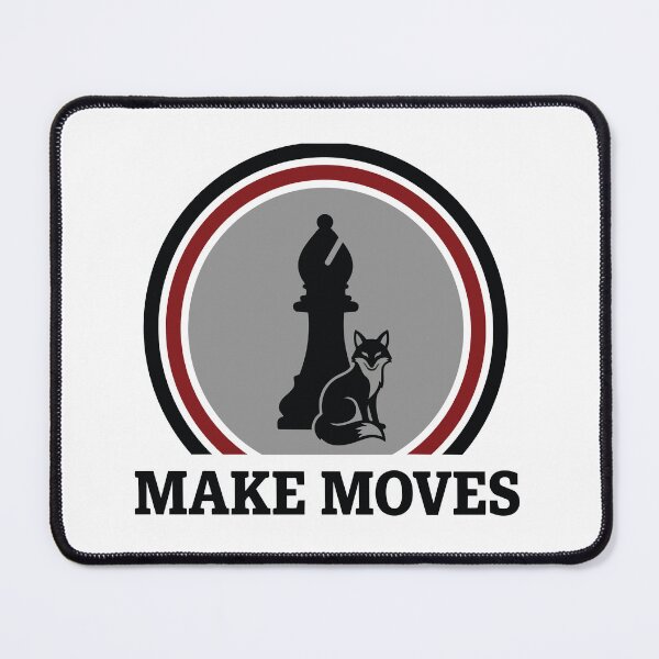 Item preview, Make Moves - Chess Bishop And Sly Fox Strategy Art designed and sold by ArcApparel2020.