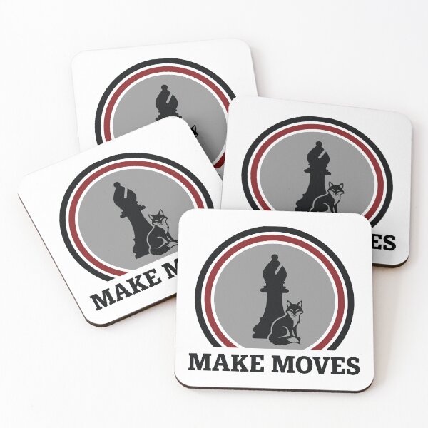 Item preview, Make Moves - Chess Bishop And Sly Fox Strategy Art designed and sold by ArcApparel2020.