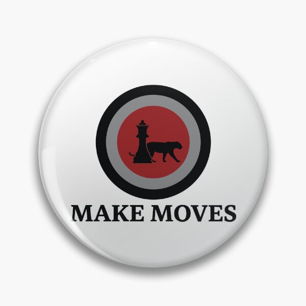 Item preview, Make Moves - Chess Queen And Panther Tactical Circle designed and sold by ArcApparel2020.