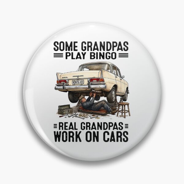 Item preview, Some Grandpas Play Bingo Real Grandpas Work On Cars designed and sold by To101ARt.