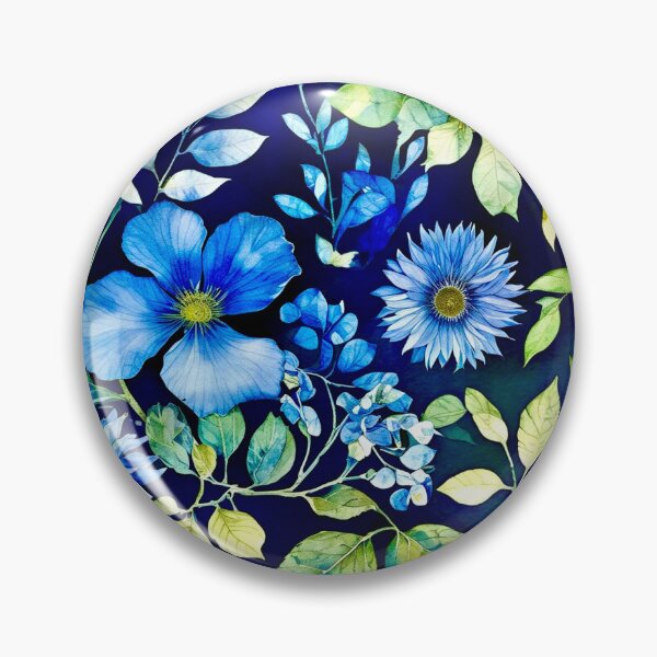 Item preview, Blue on Blue..design and pattern designed and sold by ©Janis Zroback.