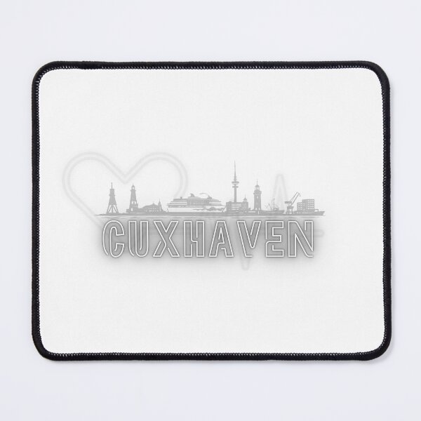 Item preview, Cuxhaven Skyline Retro Design designed and sold by EmmaEddyStore.
