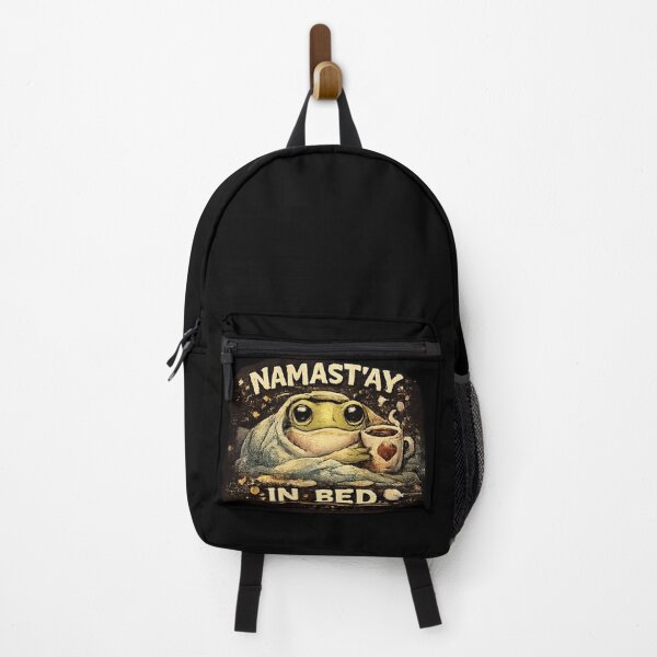 Item preview, Namastay In Bed Frog Coffee designed and sold by Hobby-up.