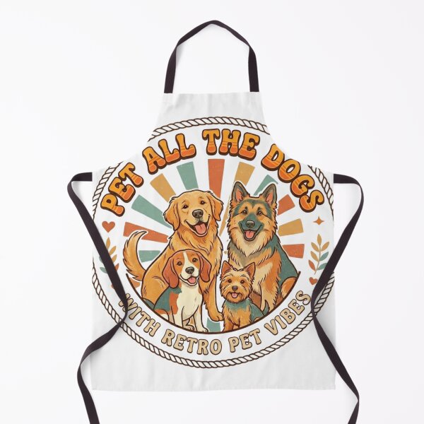 Item preview, Retro Pet Vibes Pet All The Dogs Vintage Emblem designed and sold by Wear Sculpt.