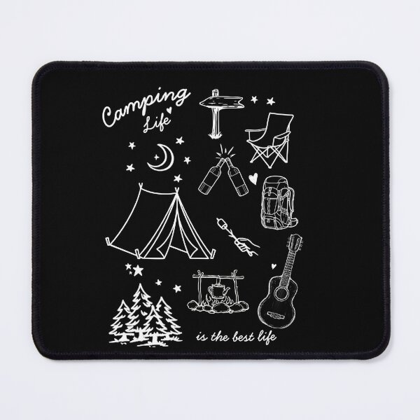 Item preview, Camping Life Is The Best Life Cute Hand Drawn Outdoor Doodle Design designed and sold by tarzbol.