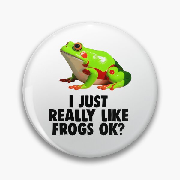 Item preview, I Just Really Like Frogs OK Funny Frog Lover Meme T-Shirt designed and sold by ZyxDes.