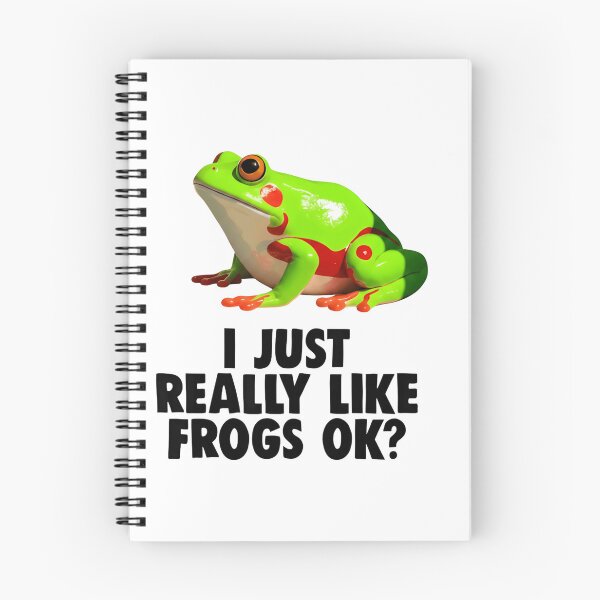 Item preview, I Just Really Like Frogs OK Funny Frog Lover Meme T-Shirt designed and sold by ZyxDes.