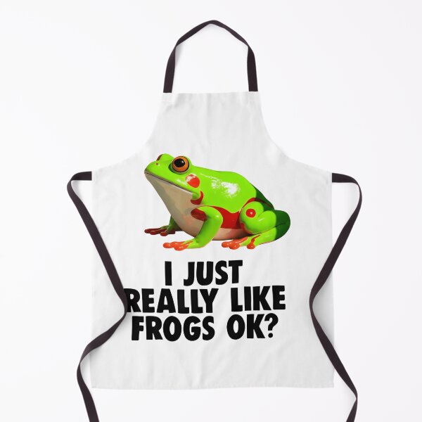 Item preview, I Just Really Like Frogs OK Funny Frog Lover Meme T-Shirt designed and sold by ZyxDes.