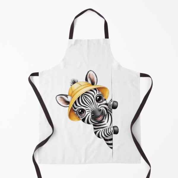Item preview, peeking Zebra in Yellow Hat designed and sold by jkrphoto.