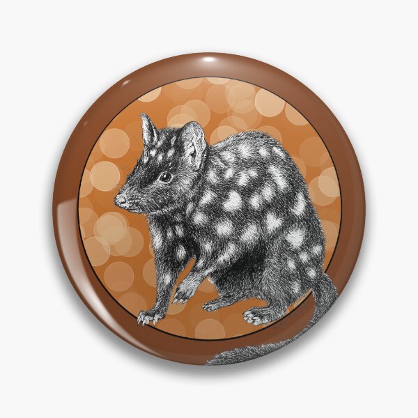 Item preview, Eastern Quoll on Orange Sunset designed and sold by Nadya Neklioudova.