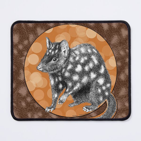 Item preview, Eastern Quoll on Orange Sunset designed and sold by Nadya Neklioudova.
