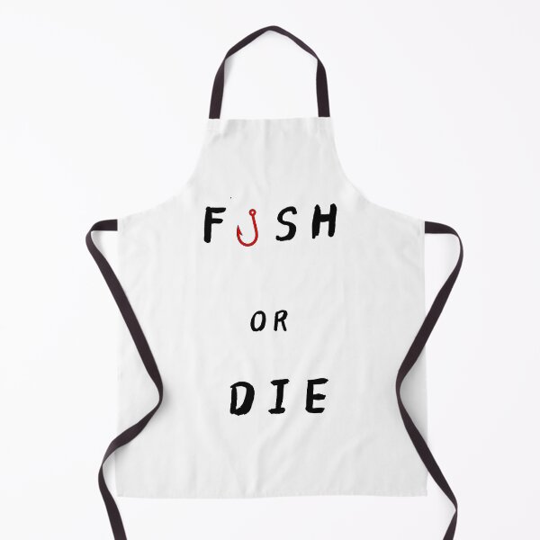 Item preview, FISH OR DIE Red Fish Hook Funny Fishing Quote T-Shirt | Uncle Jichuan designed and sold by Uncle-Jichuan.