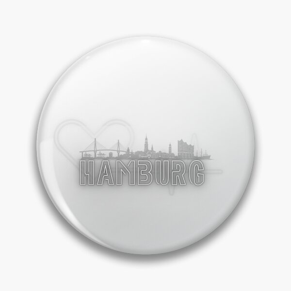 Item preview, Hamburg Skyline Retro Design | Maritime Port City Motif designed and sold by EmmaEddyStore.