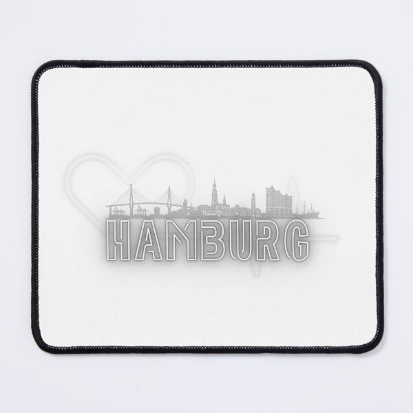 Item preview, Hamburg Skyline Retro Design | Maritime Port City Motif designed and sold by EmmaEddyStore.