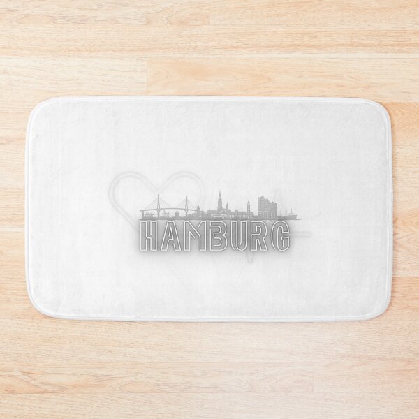 Item preview, Hamburg Skyline Retro Design | Maritime Port City Motif designed and sold by EmmaEddyStore.