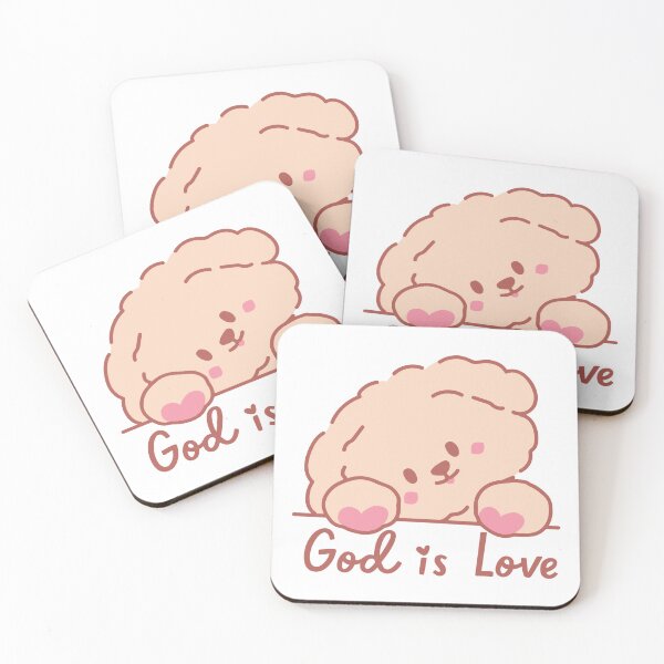 Item preview, God Is Love – Christian Cute Puppy designed and sold by Verse & Vibes.