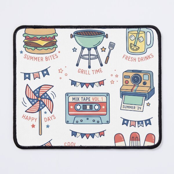 Item preview, Retro Patriotic Summer Vibes Pack designed and sold by seven things shop.