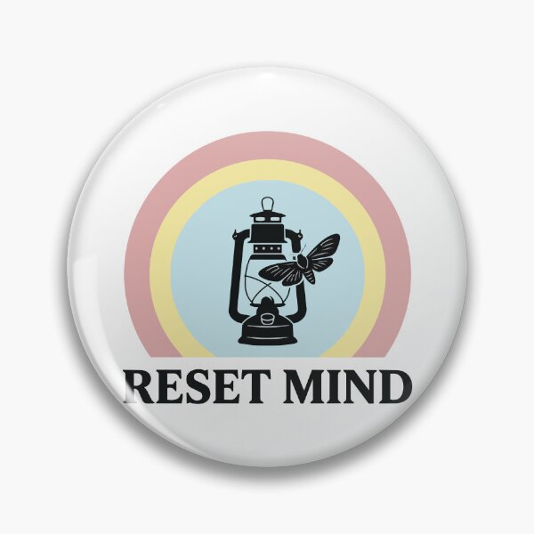 Item preview, Reset Mind - Vintage Lantern And Moth Pastel Graphic designed and sold by ArcApparel2020.