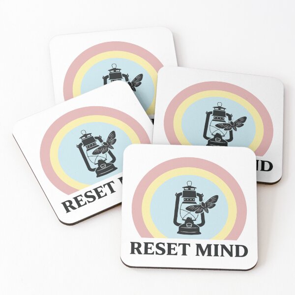 Item preview, Reset Mind - Vintage Lantern And Moth Pastel Graphic designed and sold by Arc2020.