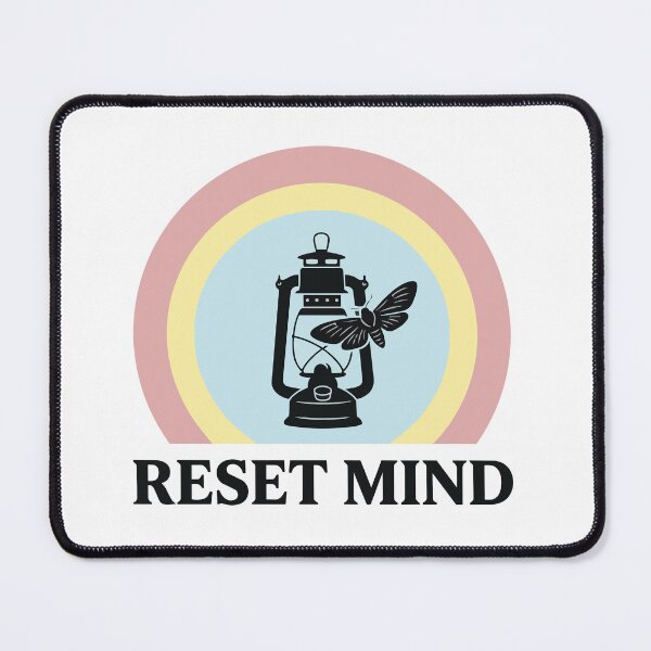 Item preview, Reset Mind - Vintage Lantern And Moth Pastel Graphic designed and sold by ArcApparel2020.