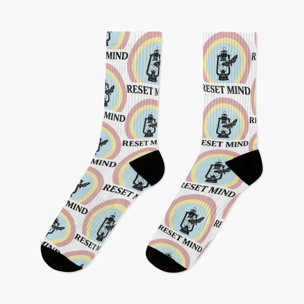 Item preview, Reset Mind - Vintage Lantern And Moth Pastel Graphic designed and sold by ArcApparel2020.