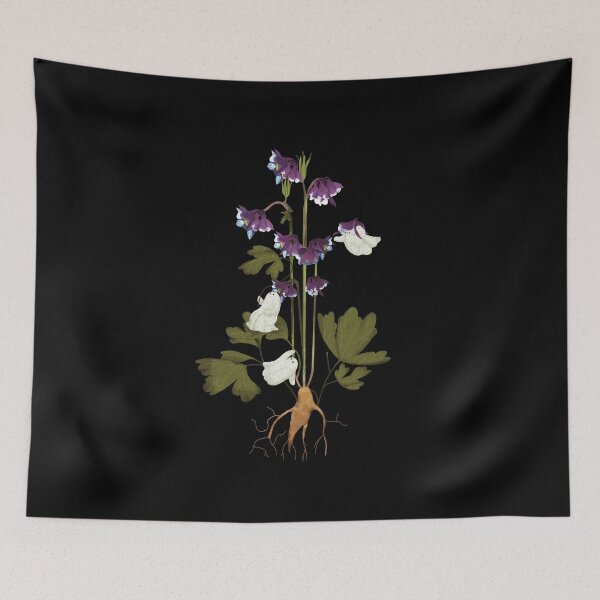 Item preview, The Aquilegia Ghosts designed and sold by katherineblower.