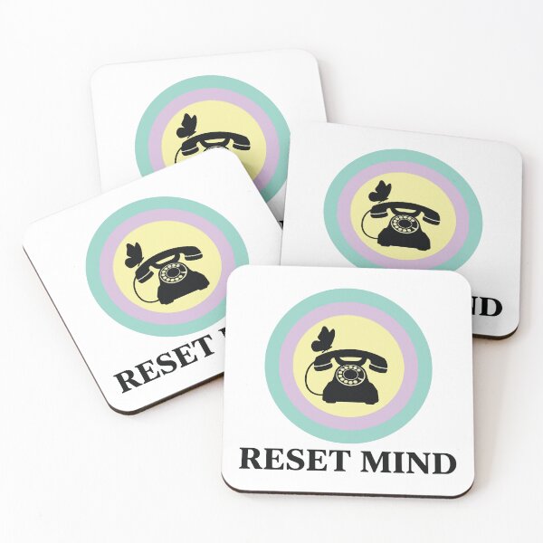 Item preview, Reset Mind - Rotary Phone And Butterfly Pastel Circle designed and sold by ArcApparel2020.