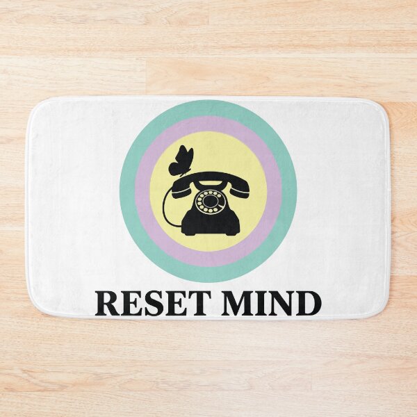 Item preview, Reset Mind - Rotary Phone And Butterfly Pastel Circle designed and sold by ArcApparel2020.