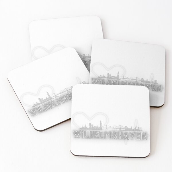 Item preview, Wilhelmshaven Skyline Retro Design | Maritime Port City Motif designed and sold by EmmaEddyStore.