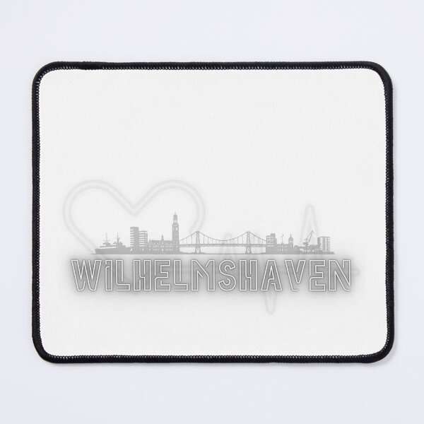 Item preview, Wilhelmshaven Skyline Retro Design | Maritime Port City Motif designed and sold by EmmaEddyStore.