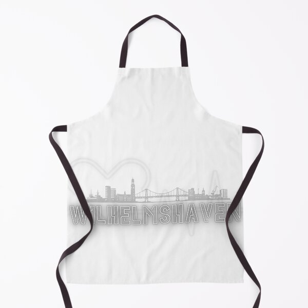 Item preview, Wilhelmshaven Skyline Retro Design | Maritime Port City Motif designed and sold by EmmaEddyStore.