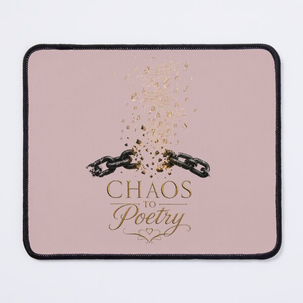 Item preview, Chaos To Poetry, Emotional Healing Typography Design designed and sold by JagrDesigns.